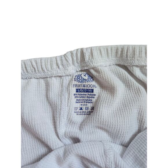 Fruit of the loom white long underwear size large - Picture 3 of 3